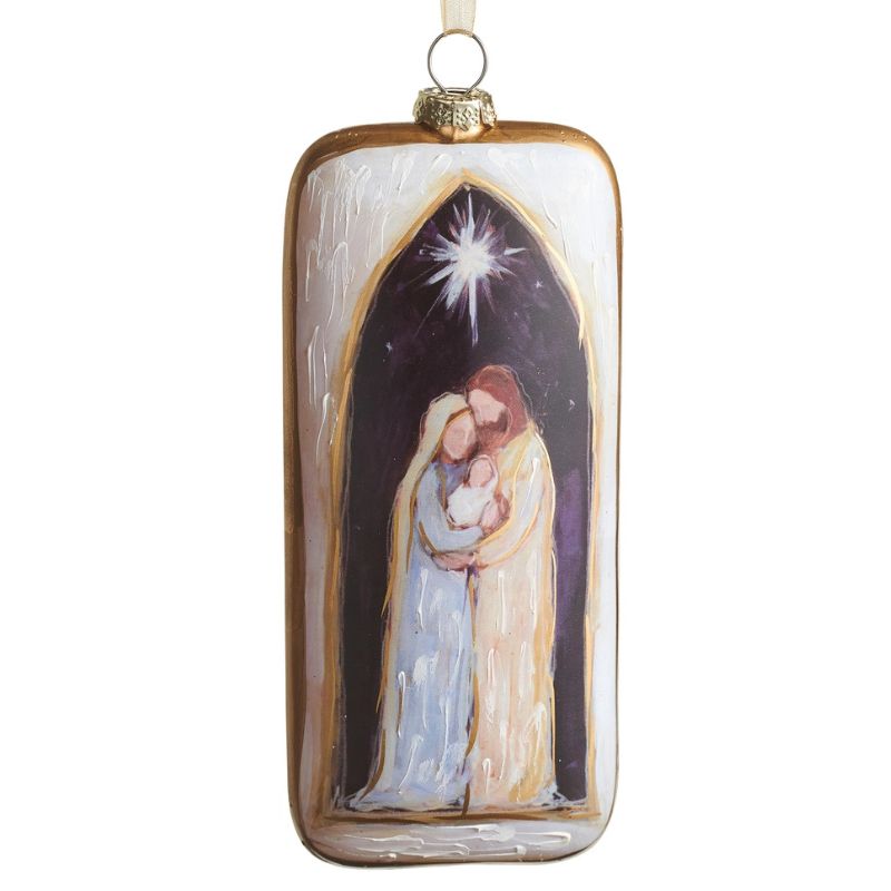 Holy Family Rectangle Ornament